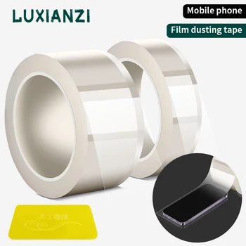 LUXIANZI 100 метра мобилен телефон екран защитна лента филм за LCD екран протектор чисти прах протектор лента високо качество