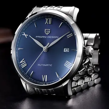 PAGANI DESIGN Мъжки часовници прост механичен ръчен часовник Луксозен автоматичен часовник за мъже NH35A AR сапфирен кристал