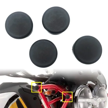 4Pcs мотоциклет рамка дупка капак капачки щепсел декоративен комплект за MOTO GUZZI V85TT 2019 2020 2021