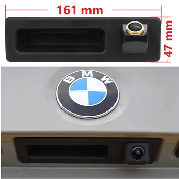 HD 1280x720p камера за задно виждане за BMW 318i /320i /530i /330i /328i /535i /520i/525i,Дръжка за нощно виждане Резервна водоустойчива камера