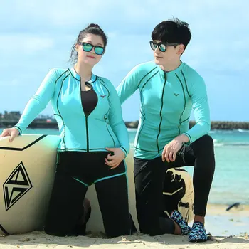 5pcs/set Жените плюс размер твърди UPF 50+ бански риза куфари гамаши активен Rashguard върховете дъна двойки къпане сърф костюми 5XL