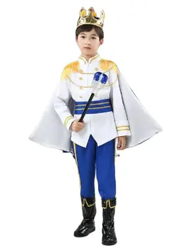 карикатура арабски принц косплей крал костюм костюм Хелоуин за момче замък карнавал парти карикатура принц
