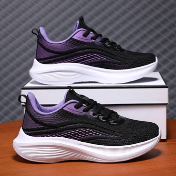 Обувки за жени Двойка Високо качество 2023 Дамска мода Mesh Дишащи мъжки маратонки Спортни маратонки на открито Удобни мъжки обувки