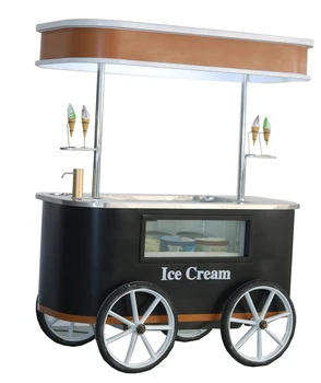 6 или 10 вкуса Gelato количка сладолед количка / сладолед дисплей кабинет / сладолед фабрика