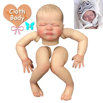 19Inch Reborn Doll Kit Max Limited Edition 3D боядисана кожа с видими вени Преродени части за кукли с тяло Muñeca Kit Reborn