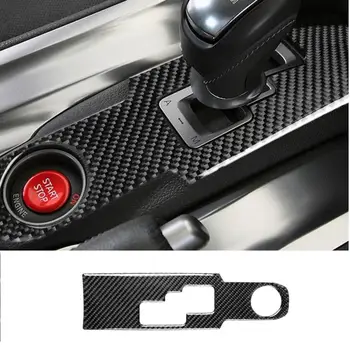 Carbon Fiber Auto Gear Shift Panel Frame Cover Стикер подходящ за nissan GTR R35 2009-2015