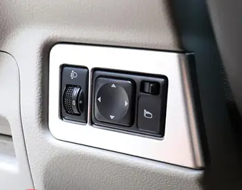 За Nissan NV200 Evalia 2013-2018 ABS Преден фар за мъгла Капак Подстригване на светлината на главата Регулиране на превключвателя Бутон за управление Гарнитура формовъчна рамка