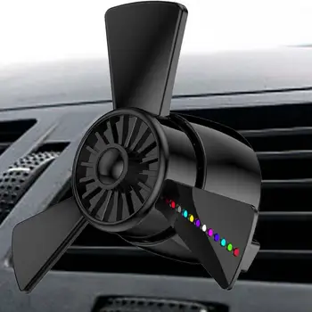  Ароматизатори за кола Вентилационни клипове Автомобилен дифузьор Въртящо се витло Творчески парфюм за кола със светлина Освежете колата или камиона си с